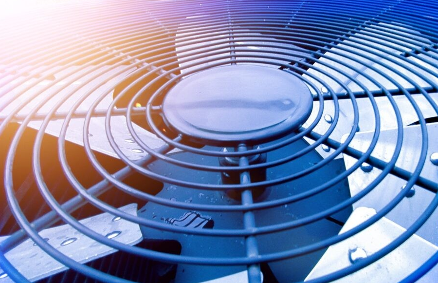 Fan, representing capture carbon dioxide from the air